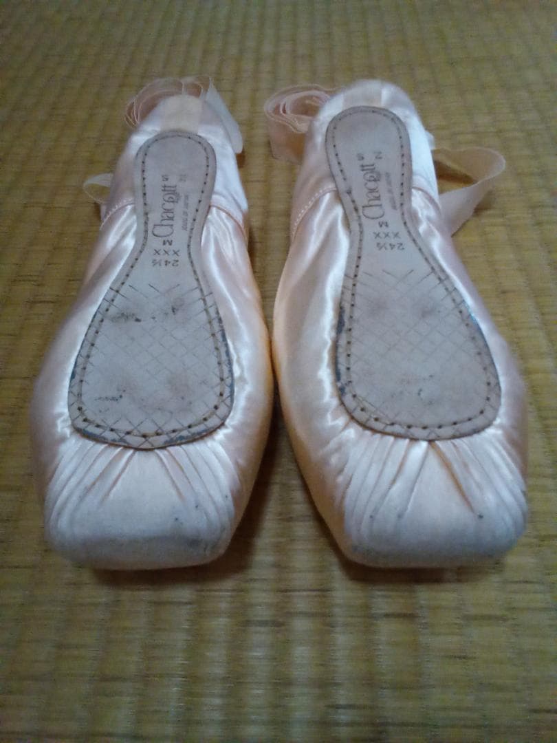 チャコット Chacott トウシューズ ピケ 24.5 XXX バレエ　③