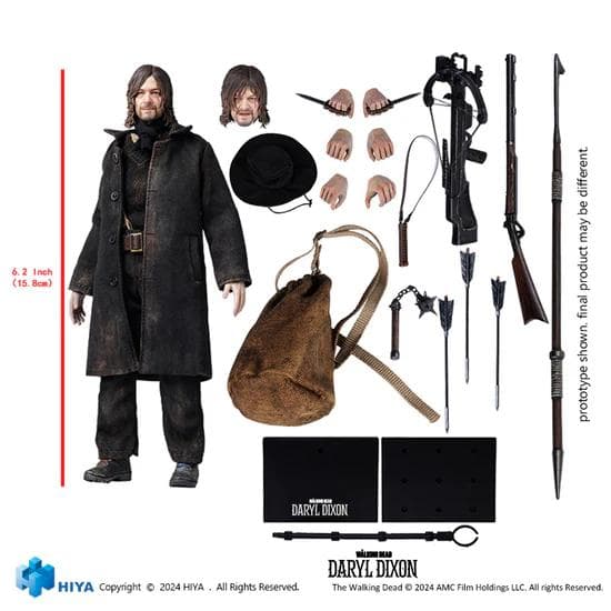 【新品未開封】 Hiya Toys ウォーキングデッド ダリル・ディクソン