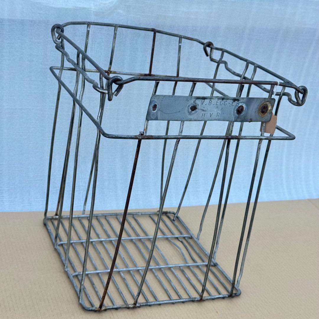 70s ヴィンテージ ワイヤーバスケット