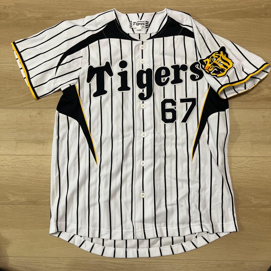 阪神タイガース　ブラゼル　ホームユニフォーム　刺繍ユニフォーム