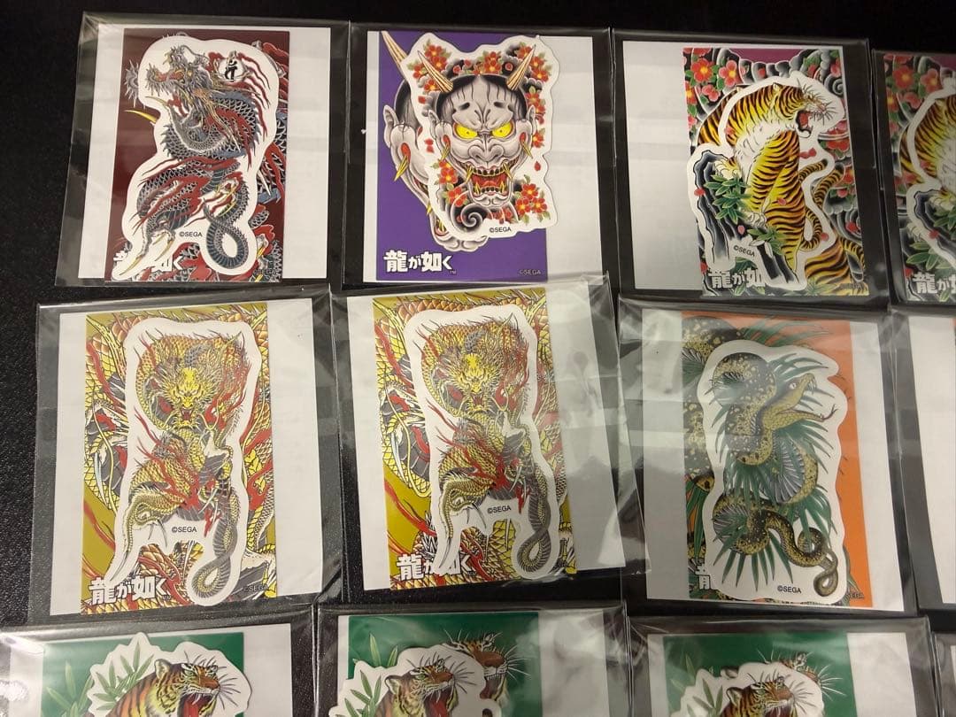 龍が如く　刺青ステッカーセット　30セット