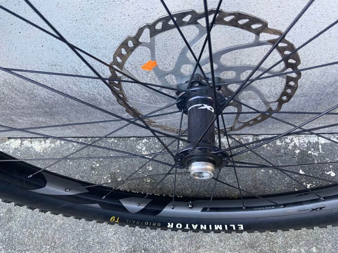 SHIMANO ホイール XT WH−8120 フロントリアセット