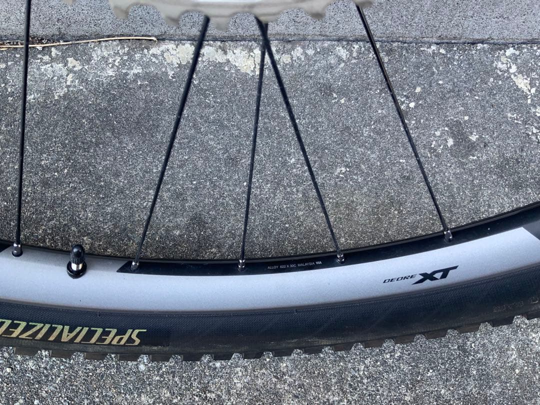 SHIMANO ホイール XT WH−8120 フロントリアセット