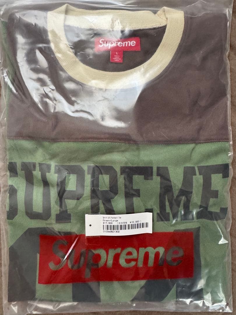 シャツ supreme week8 Split S/S Football Top L