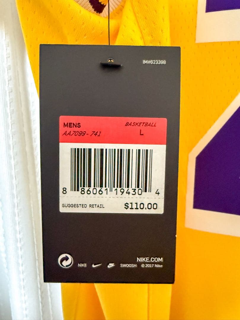 Nike Lakers LeBron James ユニフォーム L