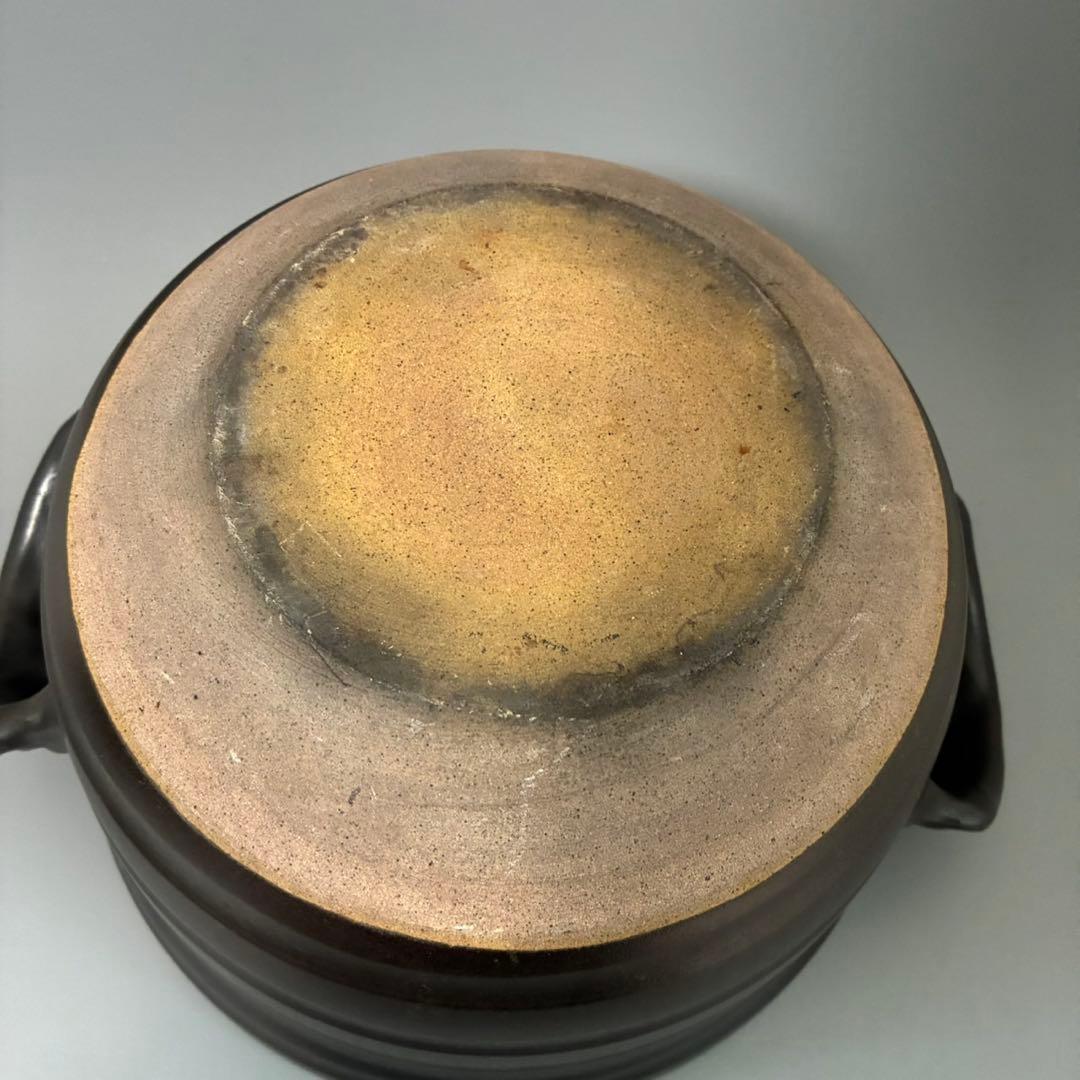 華月　大黒鍋　大黒窯　四日市萬古焼　ごはん鍋 土鍋　かまど炊き　炊飯　4合