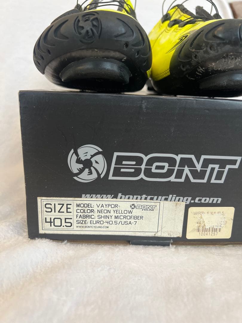 BONT VAYPOR+ ネオンイエロー サイクリングシューズ