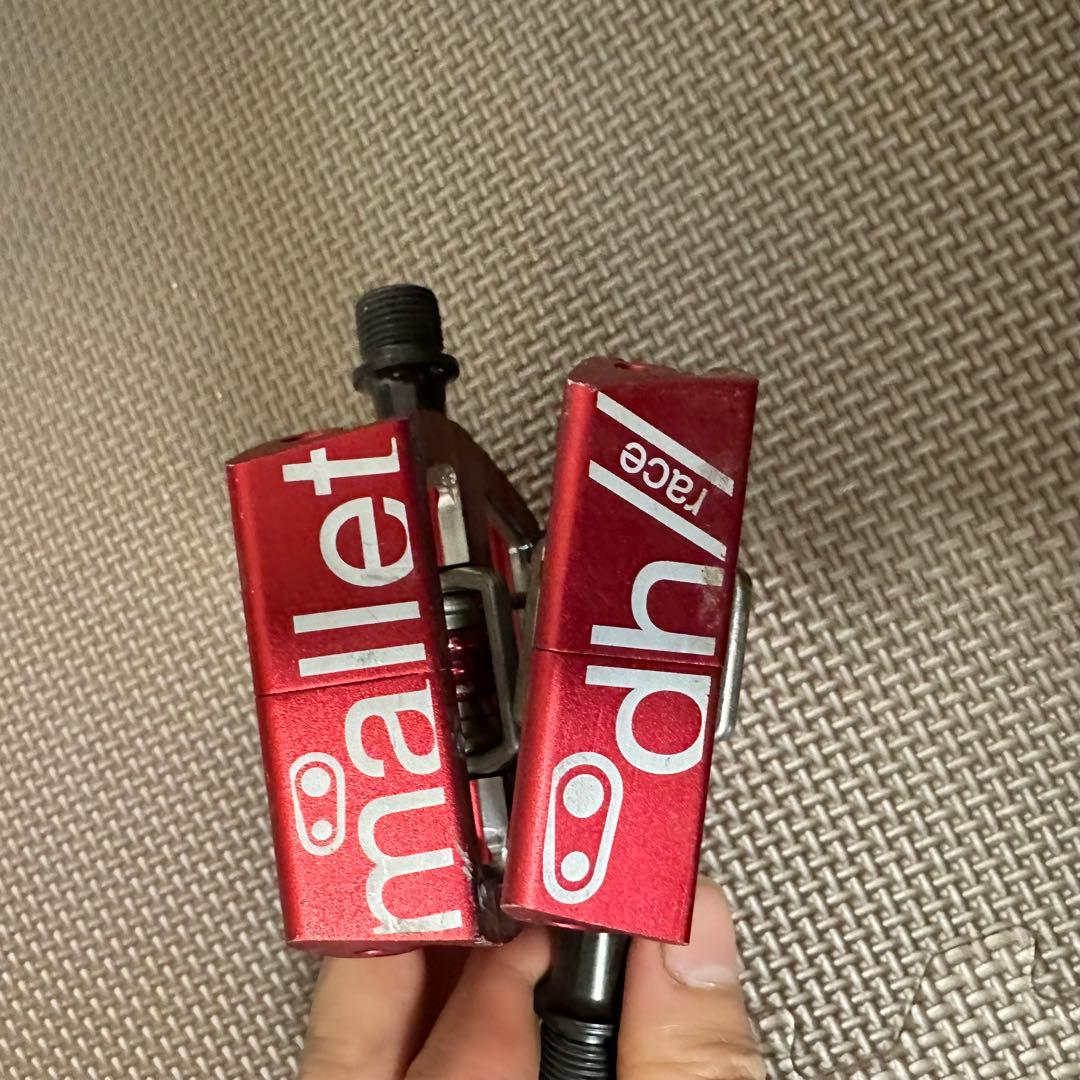 クランクブラザーズ Mallet DH ビンディングペダル レッド