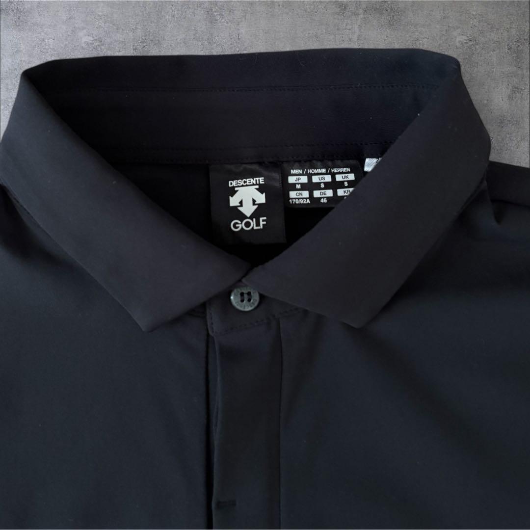 美品 DESCENTE GOLF デサント ゴルフ ポロシャツ 速乾 ストレッチ