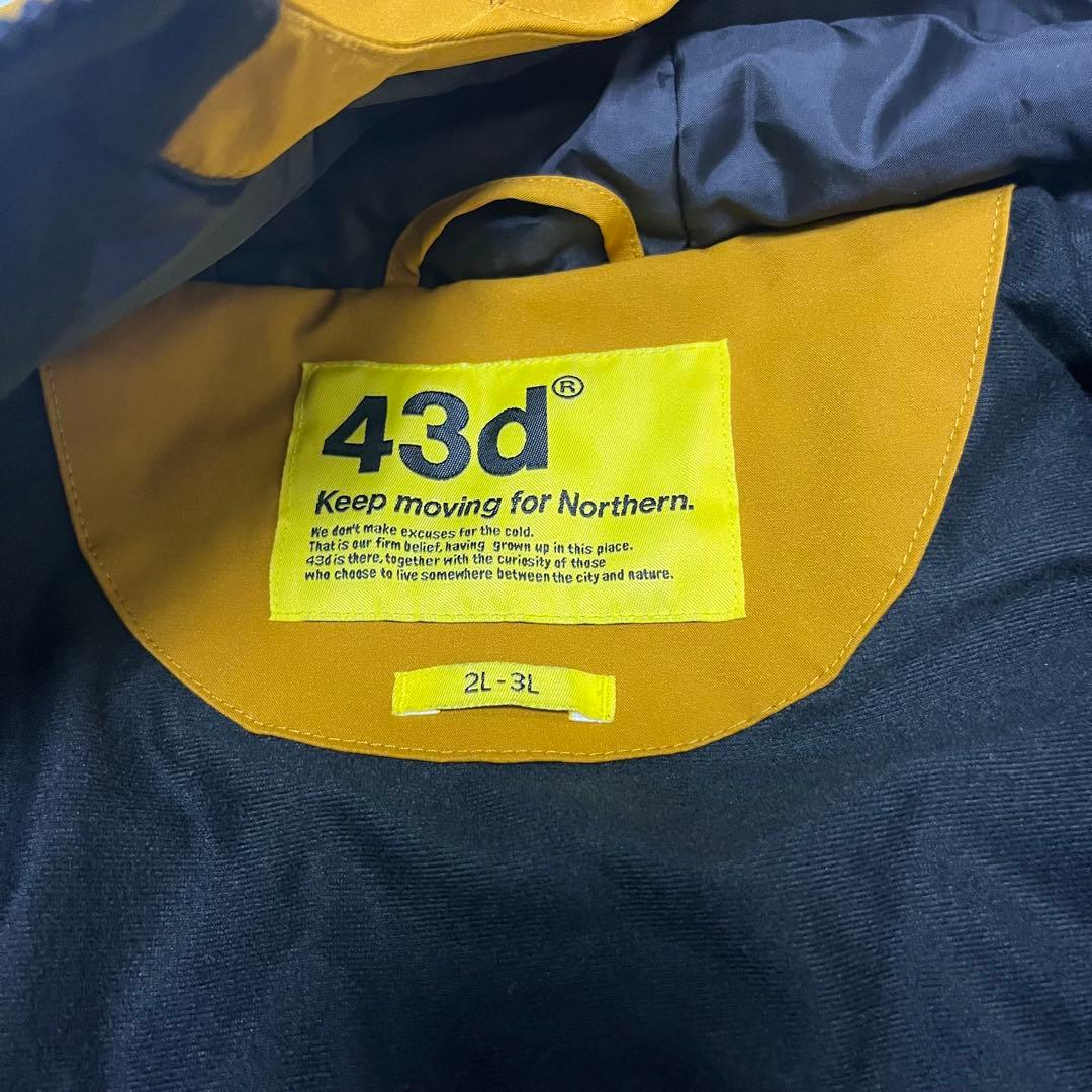 希少サイズ 43DEGREES スノボ セットアップ ウェア 黄色 最高 43d