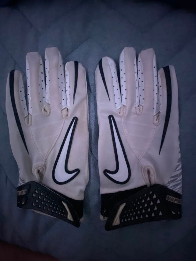 Nike Vapor Jet グローブ ホワイト/ブラック　M