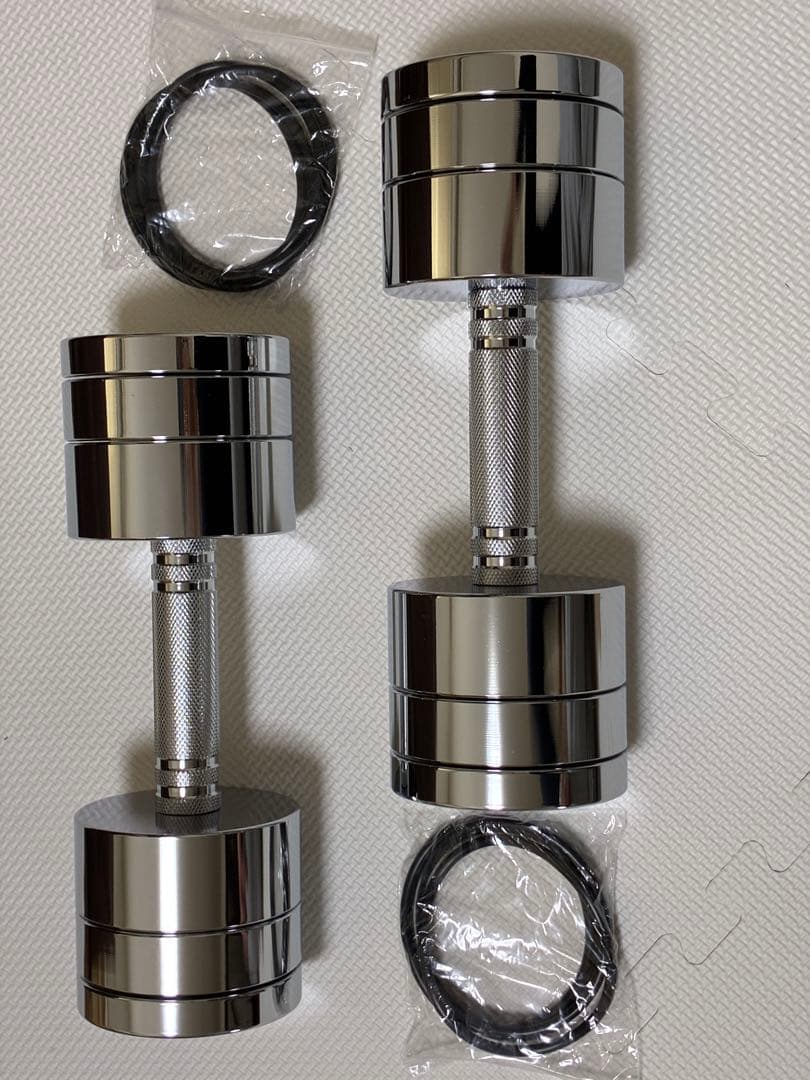 STEADY.ダンベルセット 10kg 2個セットクローム仕上げ