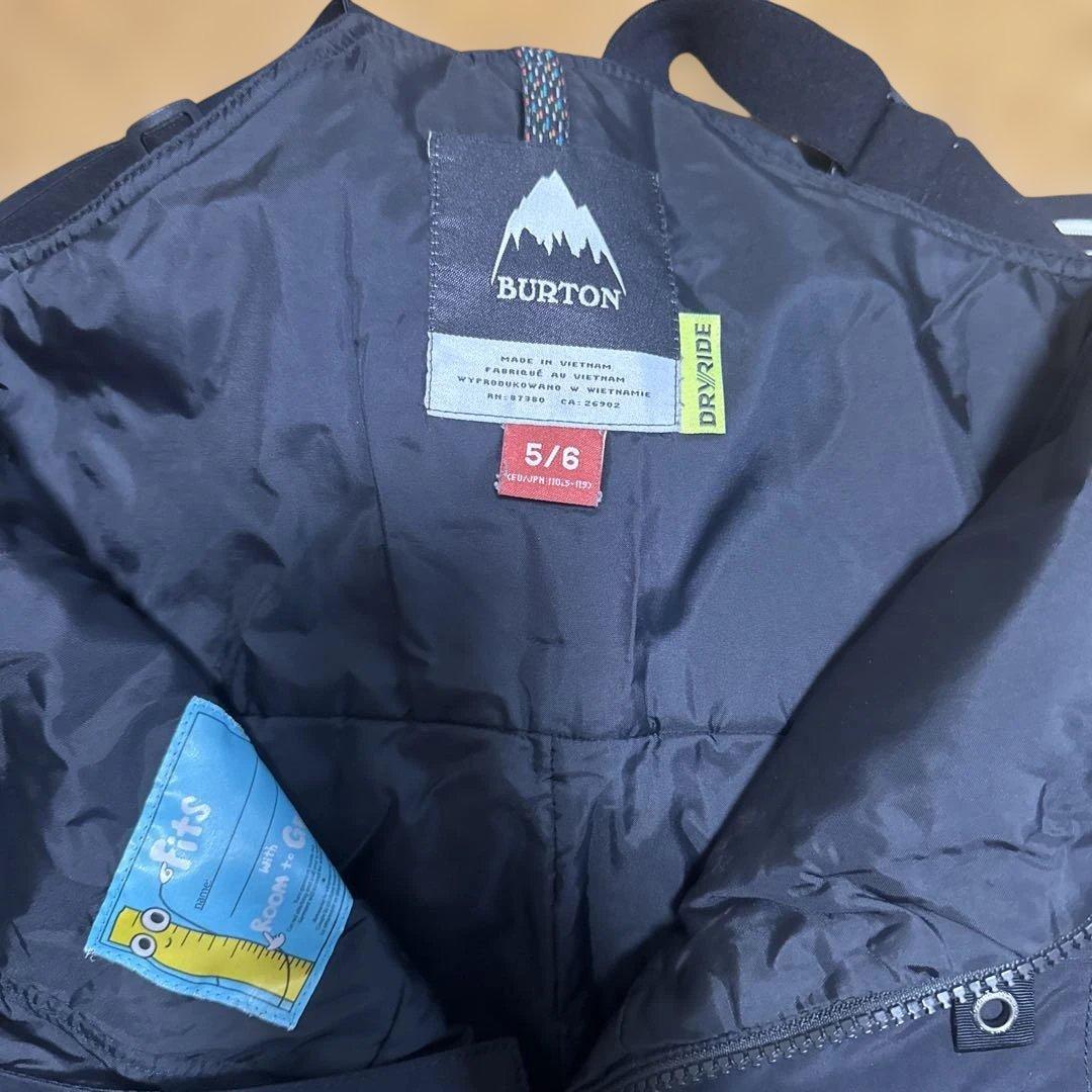 BURTON キッズウェア　上下セット　5/6