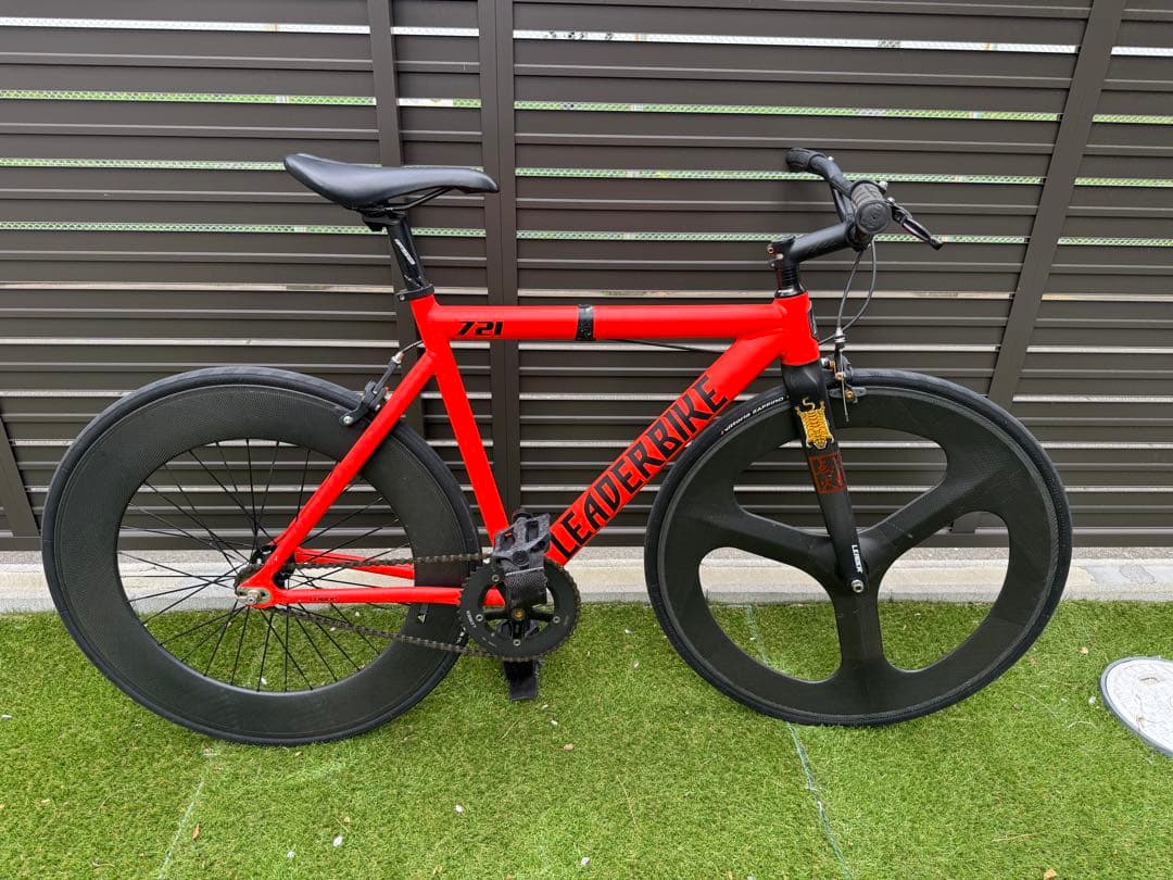 LEADERBIKE 721 ピストバイク オレンジ