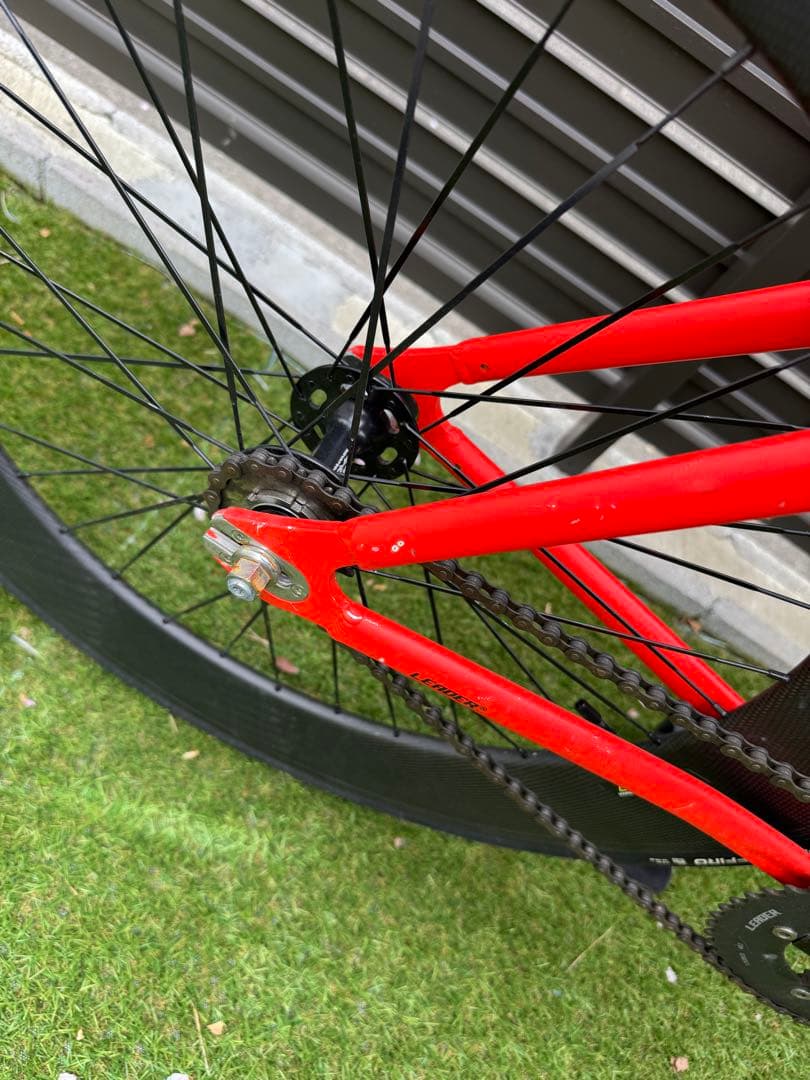 LEADERBIKE 721 ピストバイク オレンジ