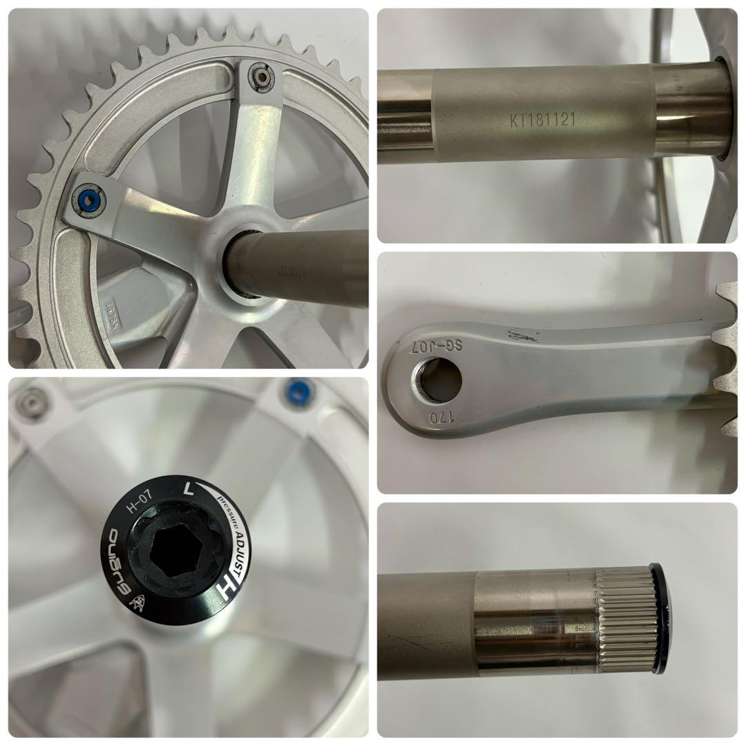 sugino 75 DD 禅チェーンリング ボトムブラケット クランク170mm