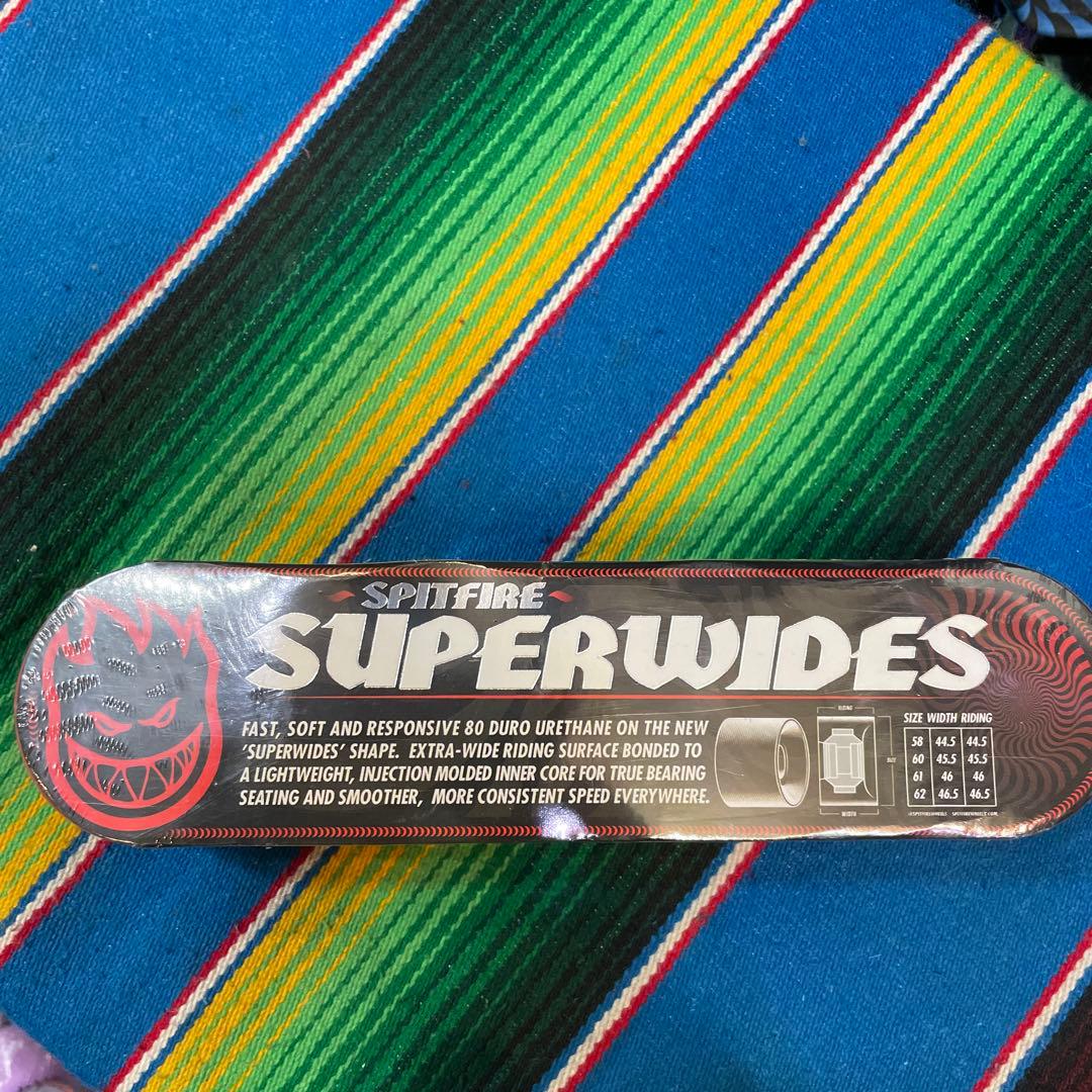 Spitfire Super Wides オレンジウィール 58mm80HD