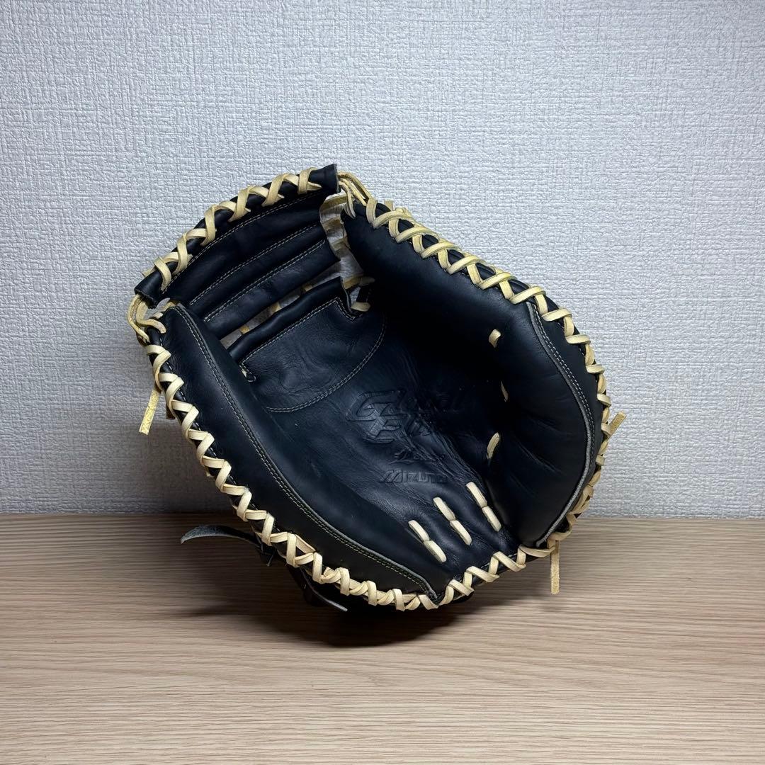 ミズノ グローバルエリート 軟式 キャッチャーミット クロス締め