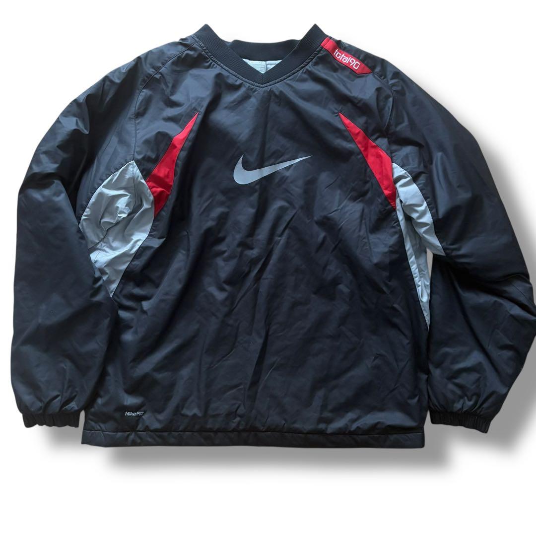 00s NIKE total90 ナイロン ピステ セットアップ XL