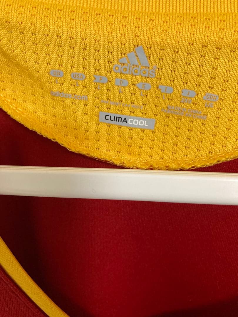 adidas ランス　長袖選手用ユニホーム　US Lサイズ　未使用品