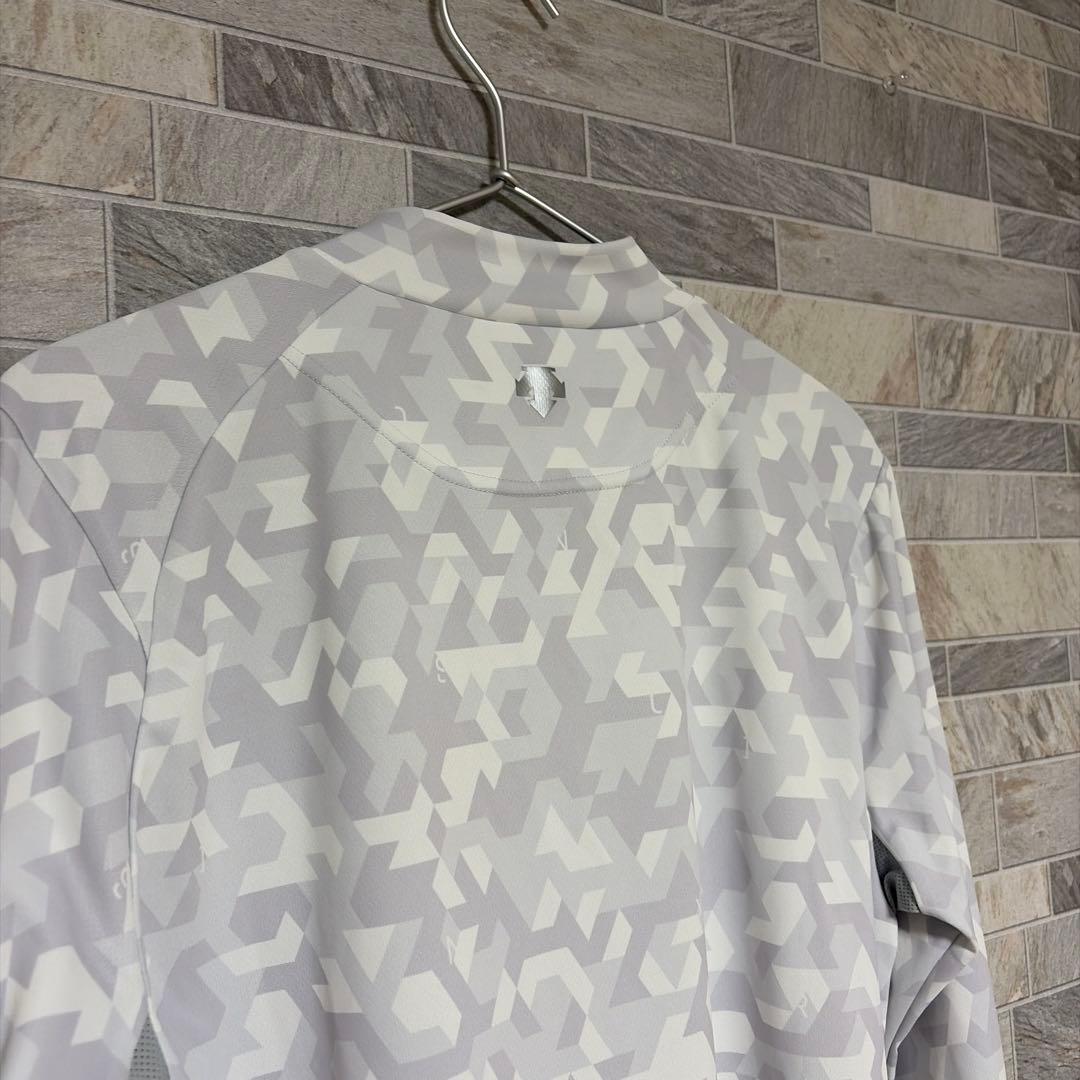 スリクソン モックネック 長袖シャツ モザイクプリント 松山英樹 新品未使用