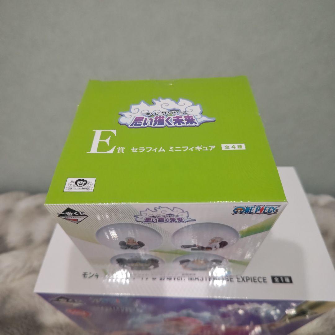 ワンピース一番くじ ラストワン ルフィ ギア5 E賞ジンベエ おまけいろいろ