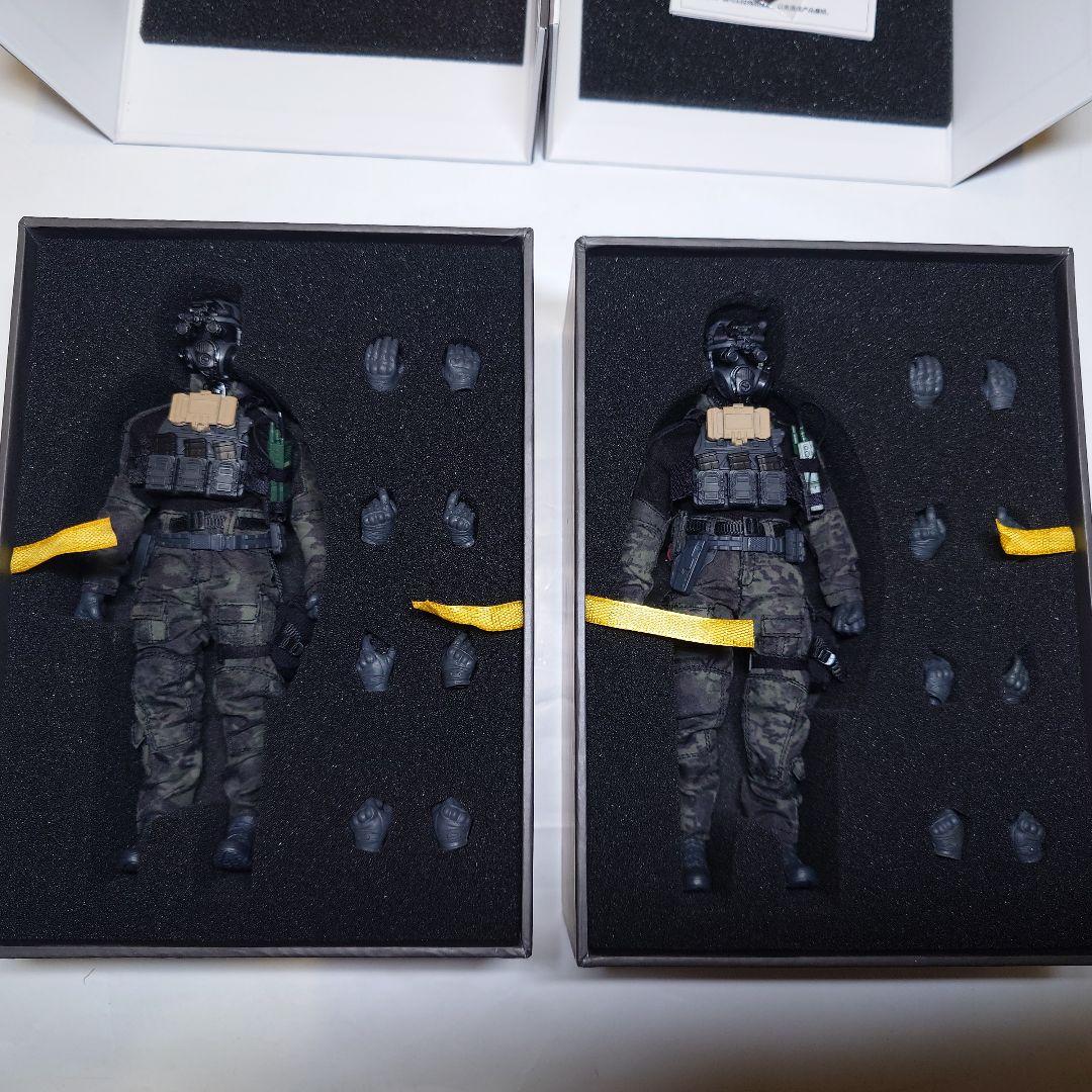 未使用 HASUKI SA01 BLACK OPS 完成品フィギュア 2体セット