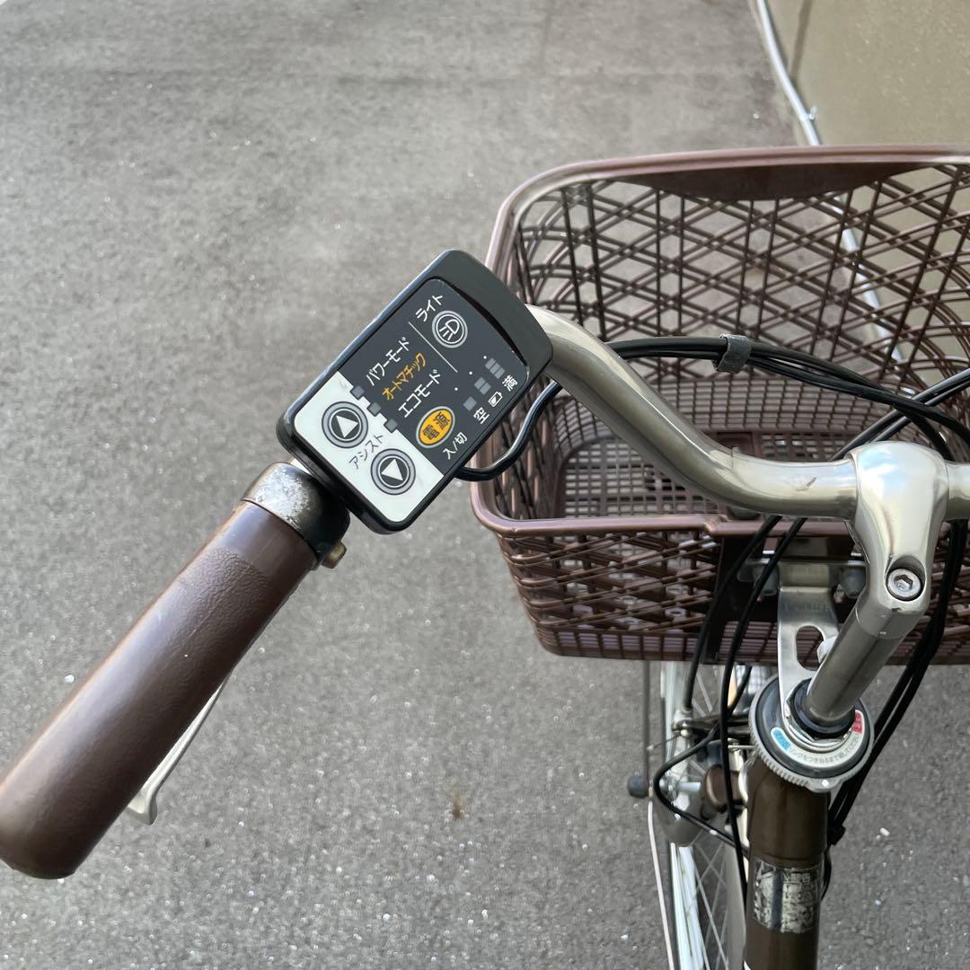 パナソニック電動アシスト自転車26インチ ブラウン