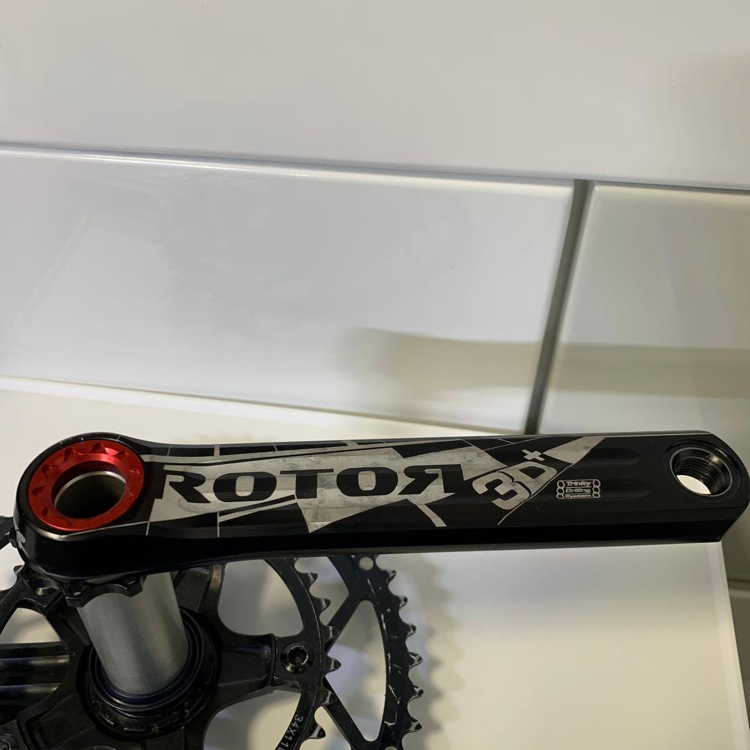 ROTOR 3D+ クランクセット ブラック