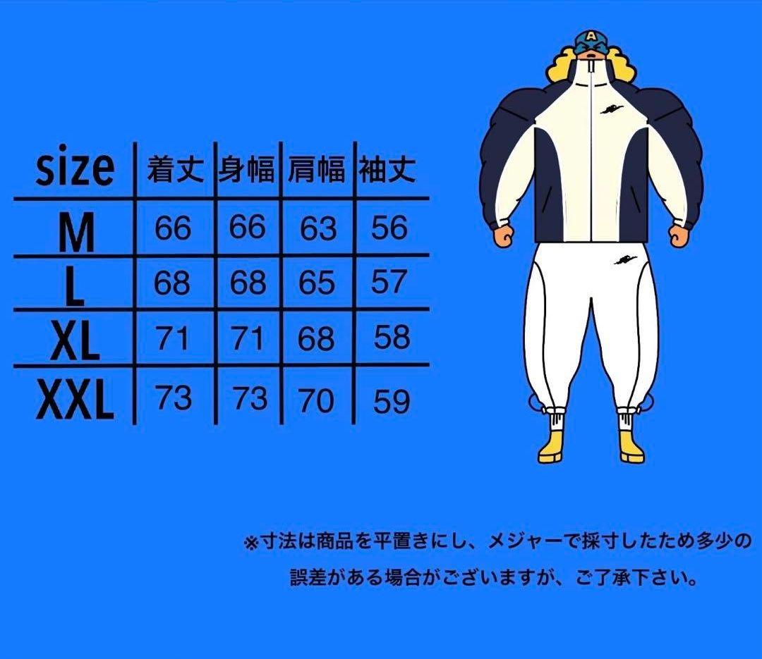 JACKPOT.MARKET レトロジムナイロンジャケット　ホワイト　L 極美品