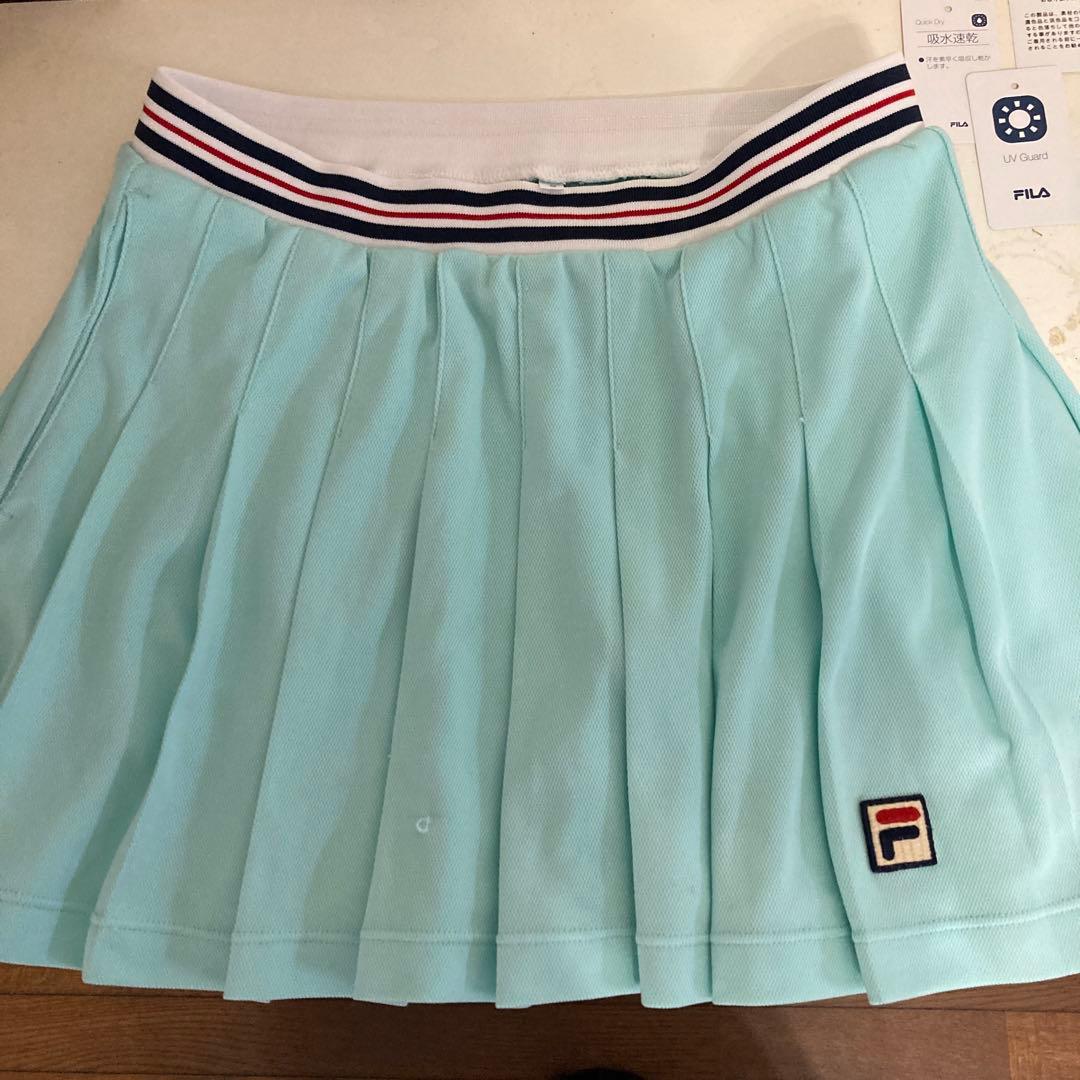 FILA 水色 プリーツスカート　SとMサイズ