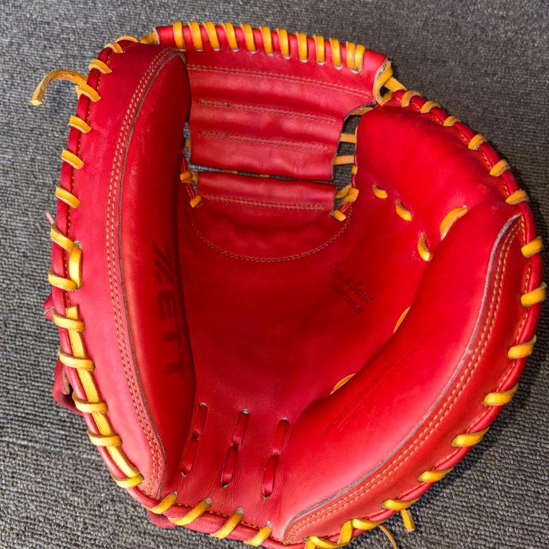 ZEET キャッチャーミット　軟式　右投げ用中古 美品