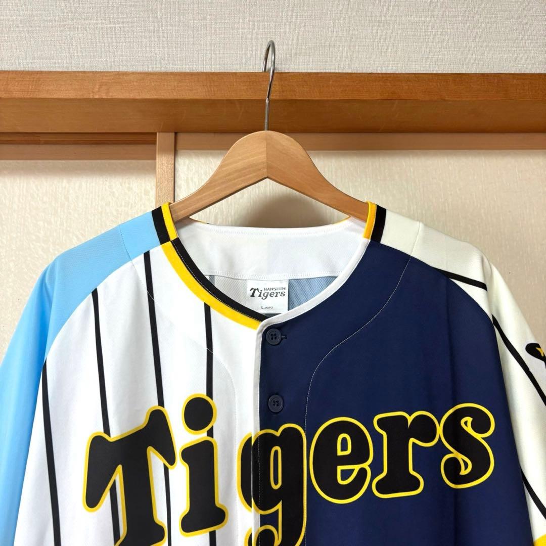 ✨極美品✨ 阪神タイガース 90th 90周年記念 ベースボールシャツ L