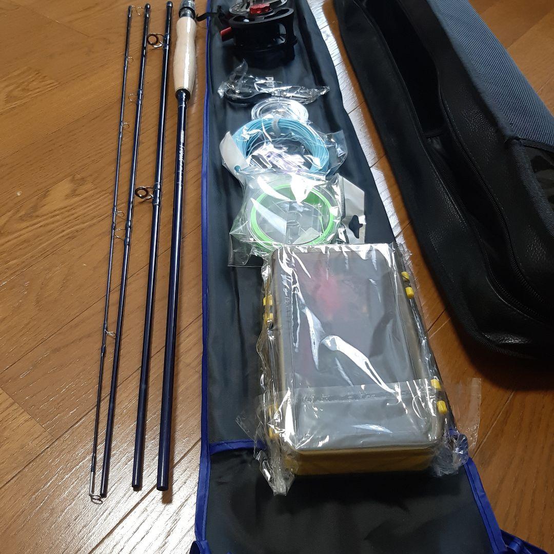 ★新品NEW！★フライフィッシング一式セット★９ｆｔ★＃６番★送料込み！★
