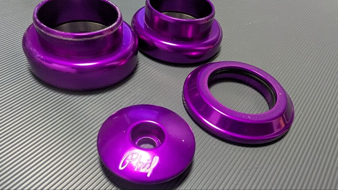 PHILWOOD 1-1/8 headset (purple) ブルーラグ