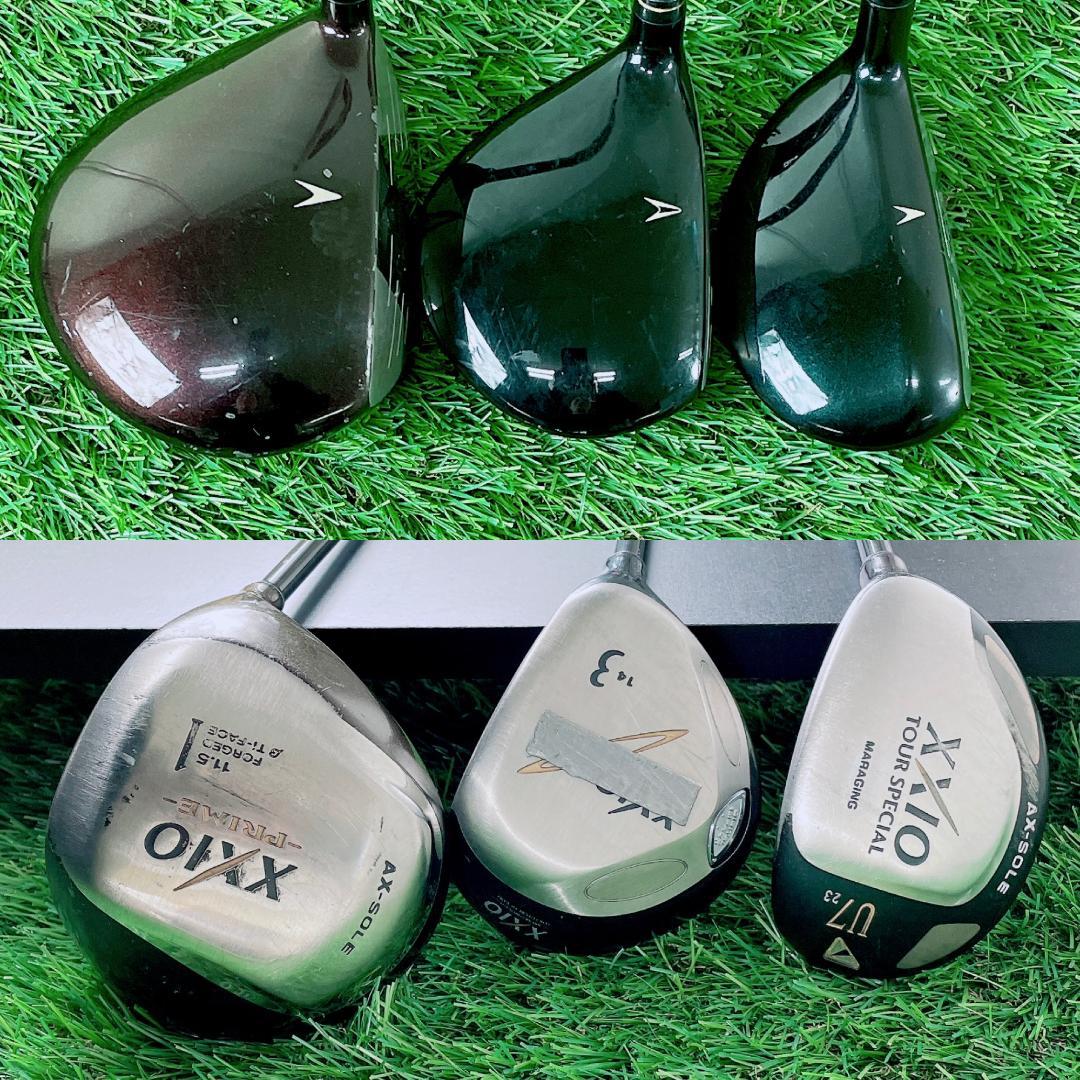 初心者必見！ ゼクシオ入り 豪華13本 メンズゴルフ R フルセット D2881