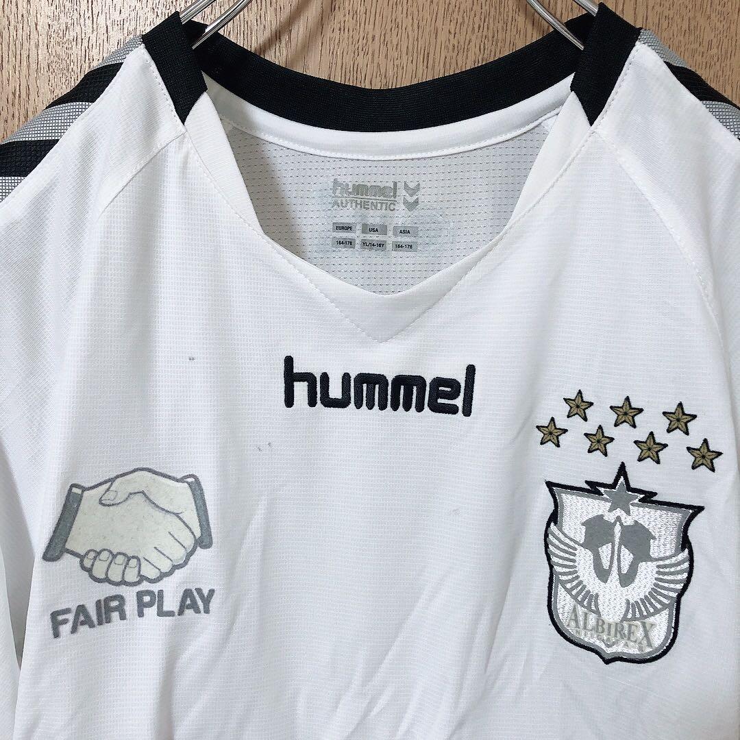 ALBIREX アルビレックス新潟 hummel サッカーシャツ 白