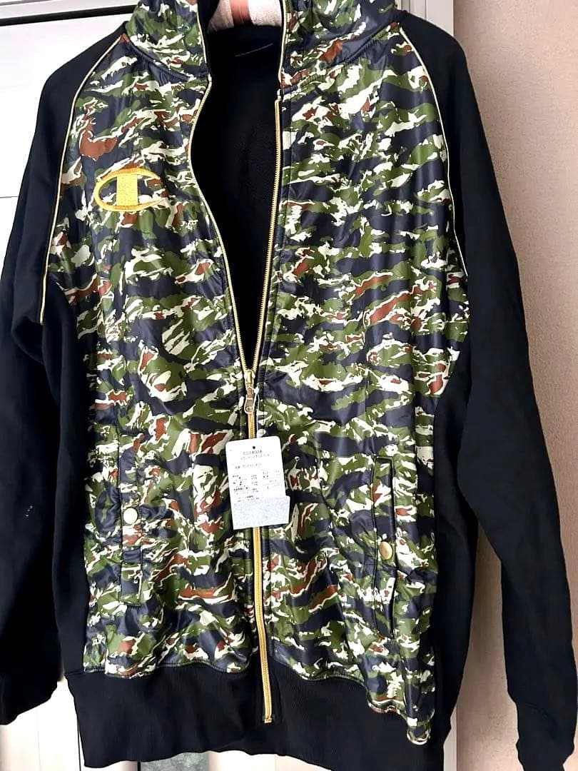 Champion 迷彩柄 マウンテンパーカー L