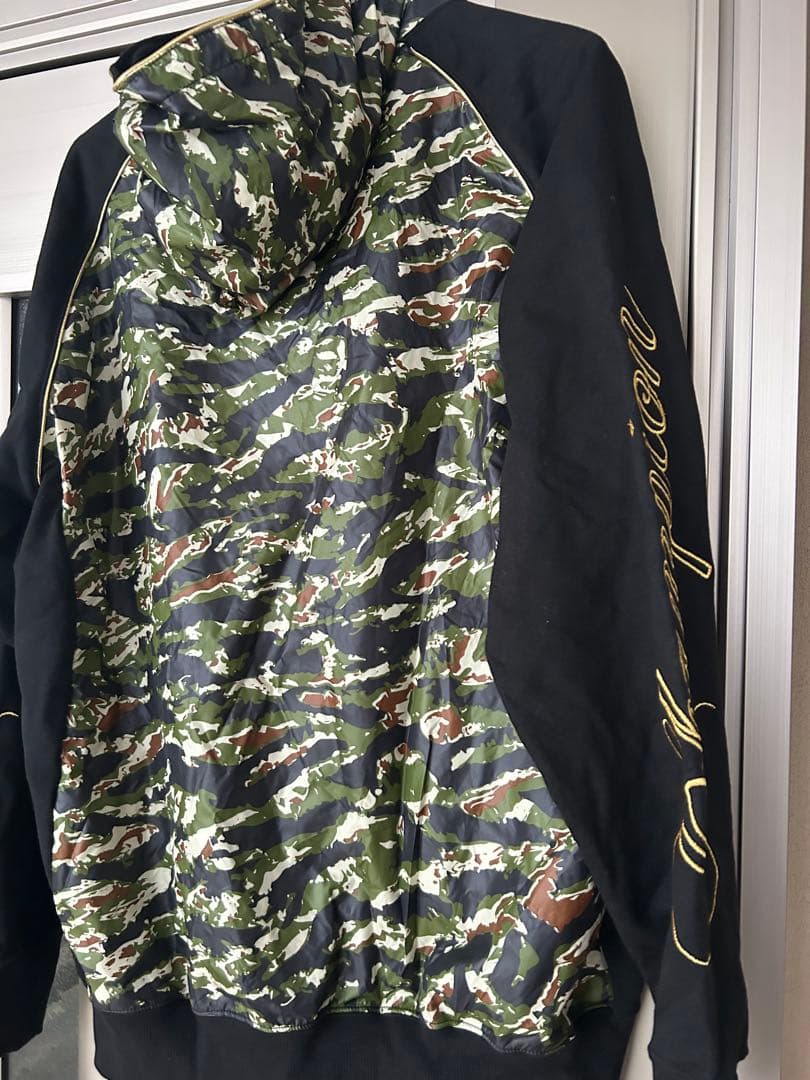 Champion 迷彩柄 マウンテンパーカー L