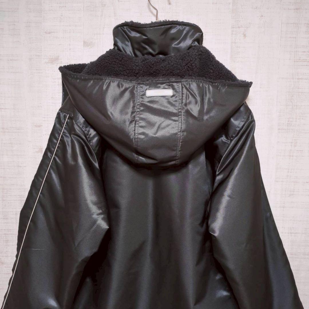 【新品】DESCENTE デサント フード ボア ベンチコート 【L】撥水 防水