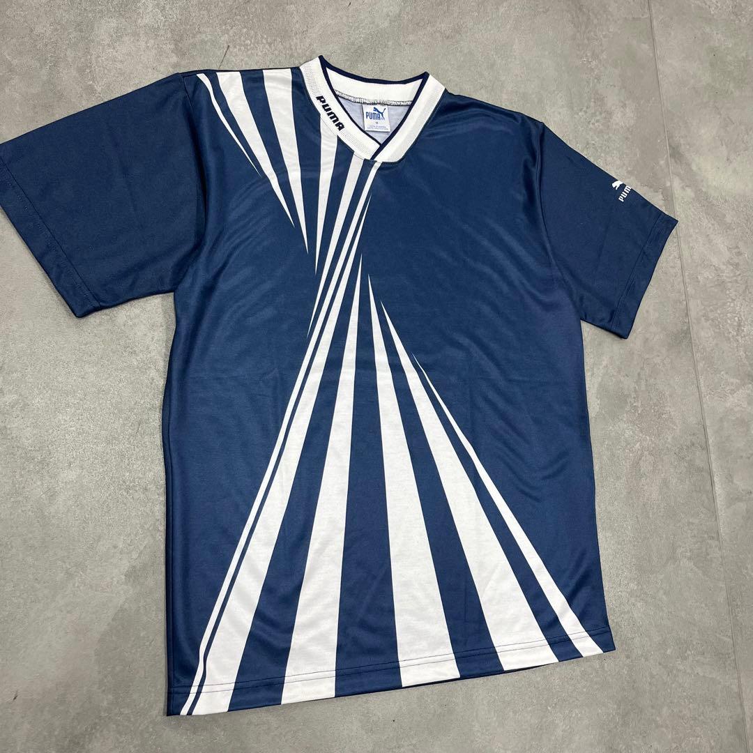 デッドストック 90s USA製 Puma ゲームシャツ サッカーシャツ M