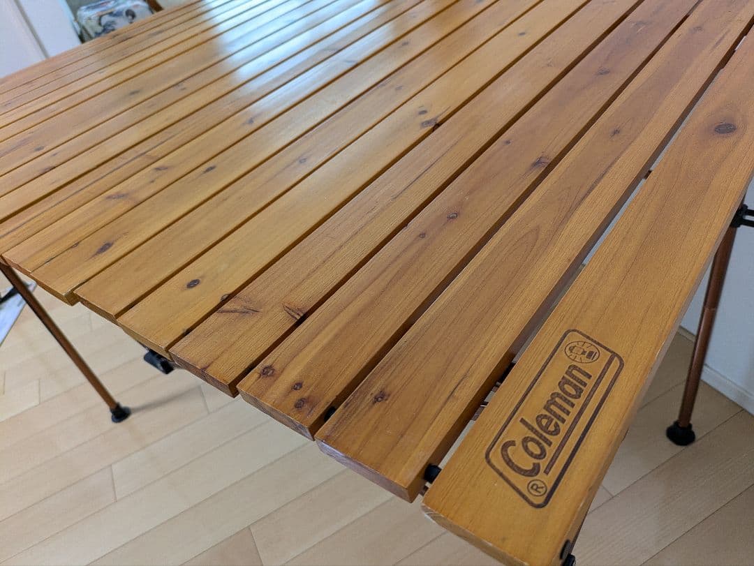 Coleman コールマン ナチュラルウッドロールテーブルクラシック/110