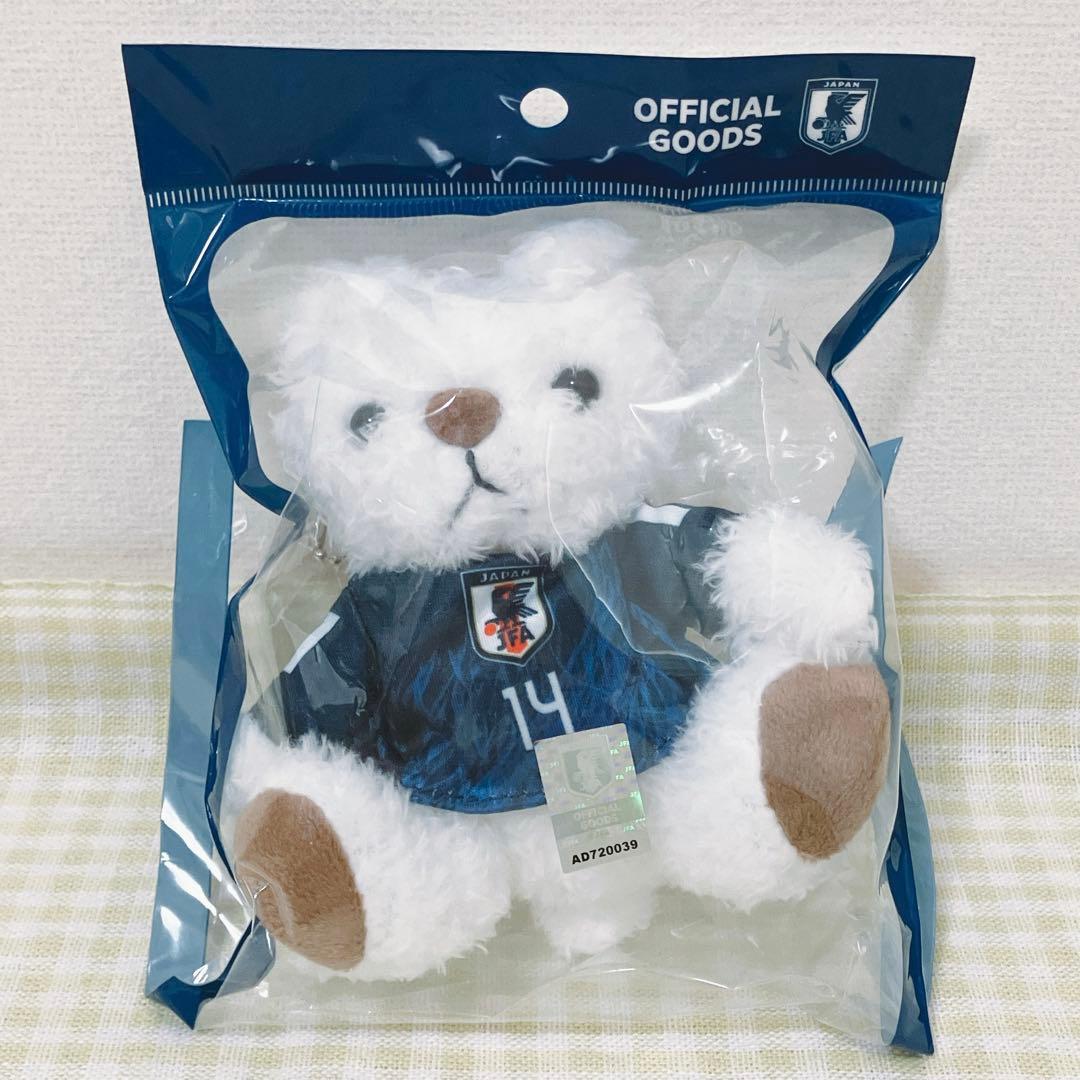 新品未開封　伊東純也　プレーヤーズベアキーホルダー　サッカー　日本代表