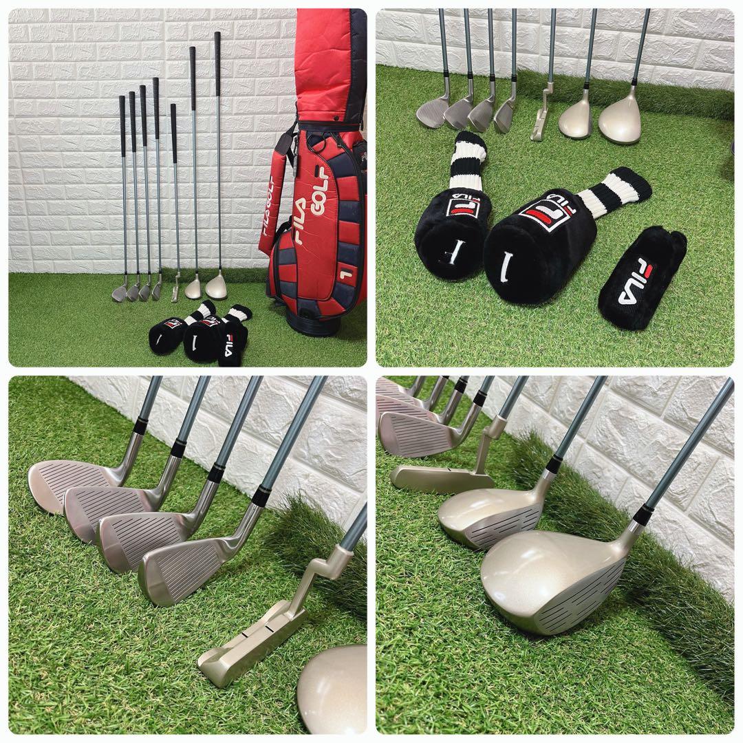 極美品 FILA統一 初心者に優しい レディースゴルフクラブ7本セット