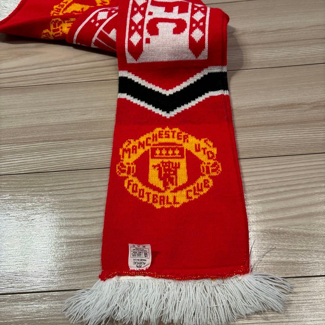 マンチェスターユナイテッド　マフラー　MADE IN U.K