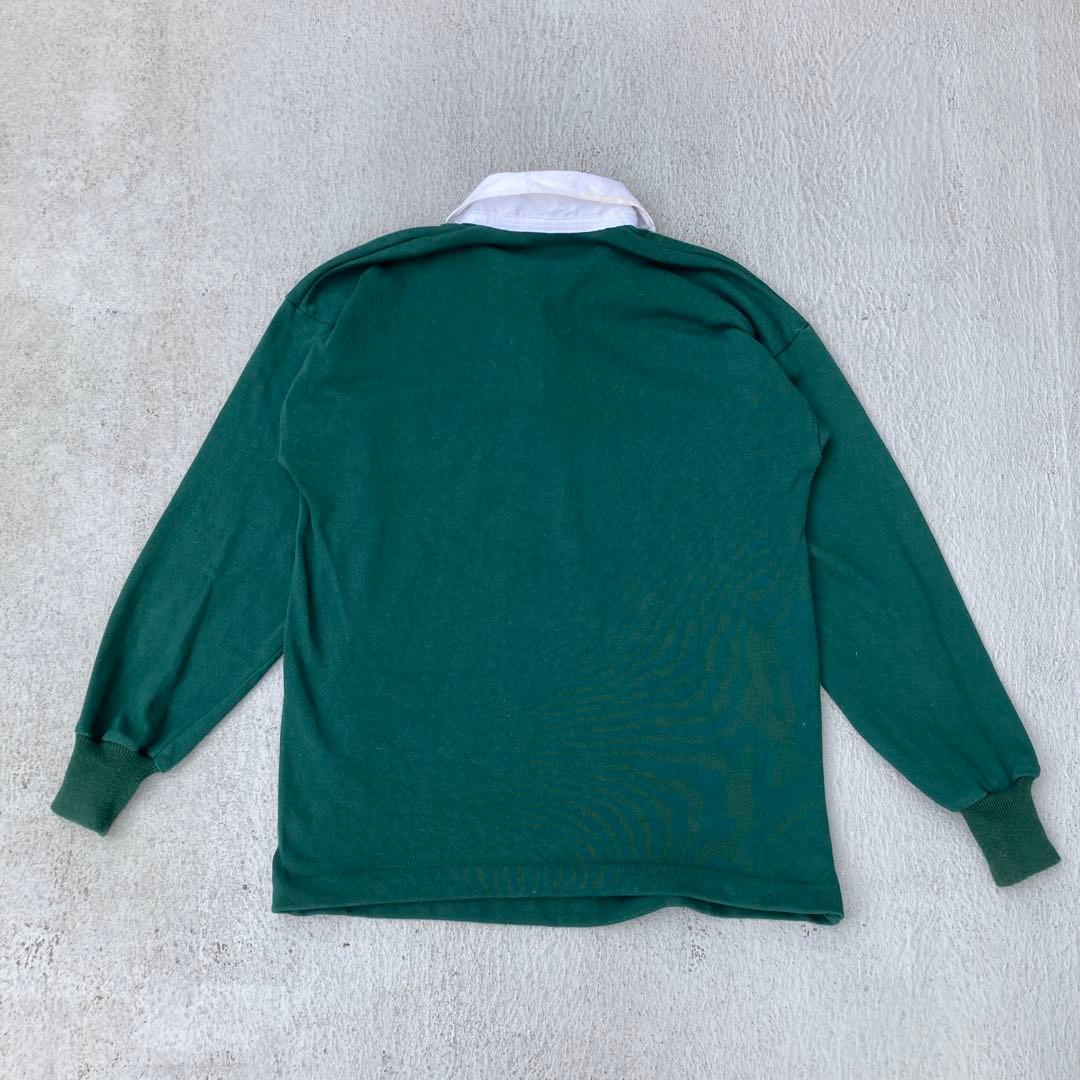 Canterbury ラガーシャツ 長袖　ワラビーズ　ロゴ刺繍　古着