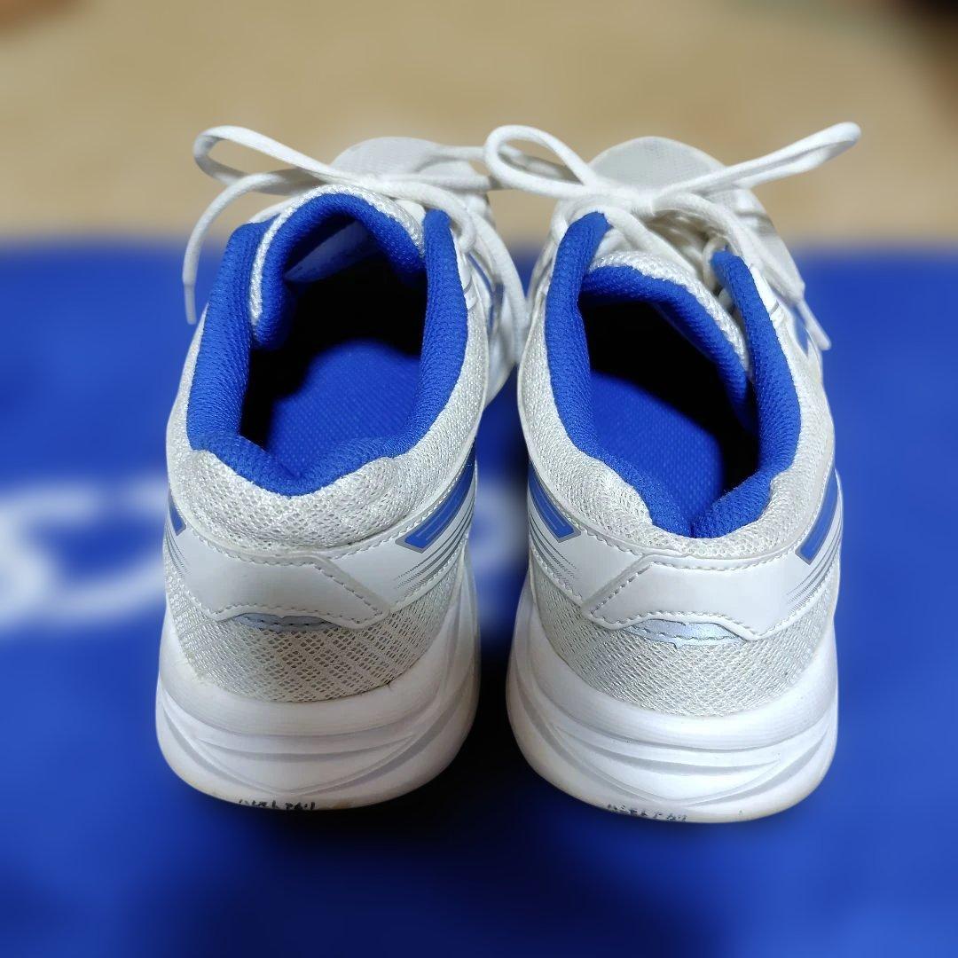ASICS ランニングシューズ ホワイト/ブルー
