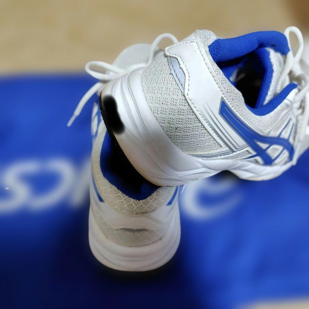ASICS ランニングシューズ ホワイト/ブルー