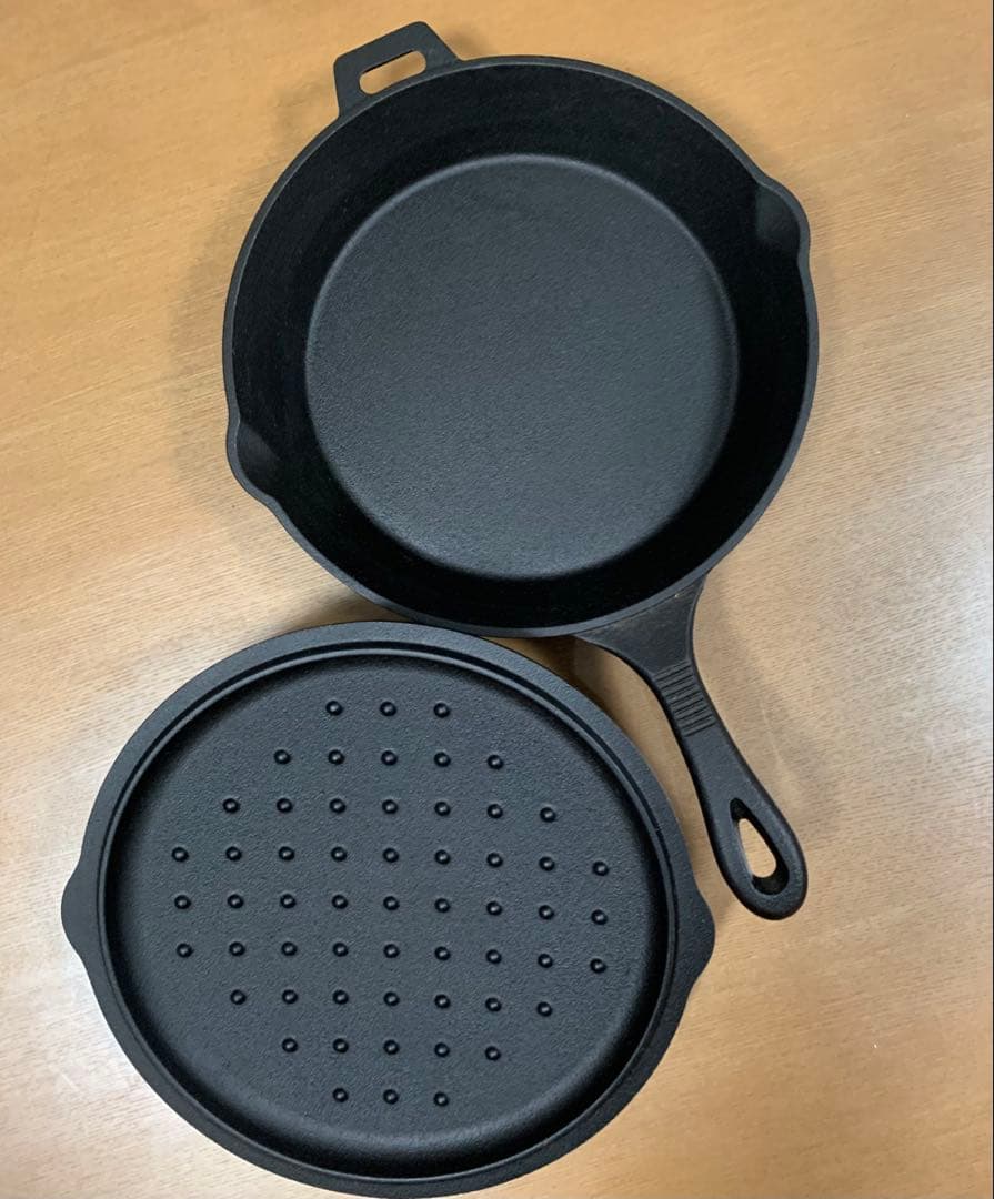 Coleman スキレット 蓋付き 収納バッグ付き