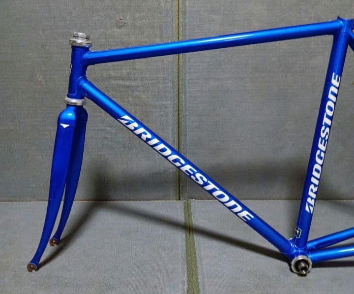 BRIDGESTONE 競輪　ピストフレーム　njs クロモリ　019 マックス